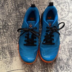 Youth under armour Blue and Orange Athletic Shoes